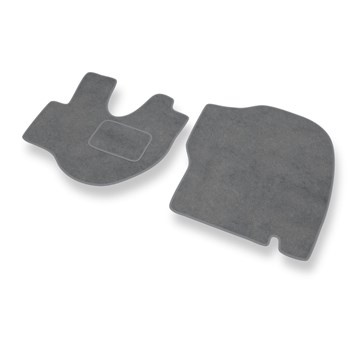 Tapis de Sol Velours adapté pour Hyundai H100 (1992-2006) - Premium tapis de voiture - gris