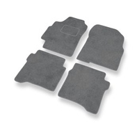 Tapis de Sol Velours adapté pour Nissan Primera III P12 (2002-2008) - Premium tapis de voiture - gris