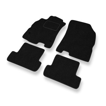 Tapis de Sol Feutres adapté pour Renault Fluence (2009-2016) - tapis de voiture - noir