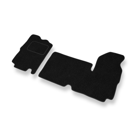 Tapis de Sol Feutres adapté pour Renault Master II (3 places) (1997-2010) - tapis de voiture - noir