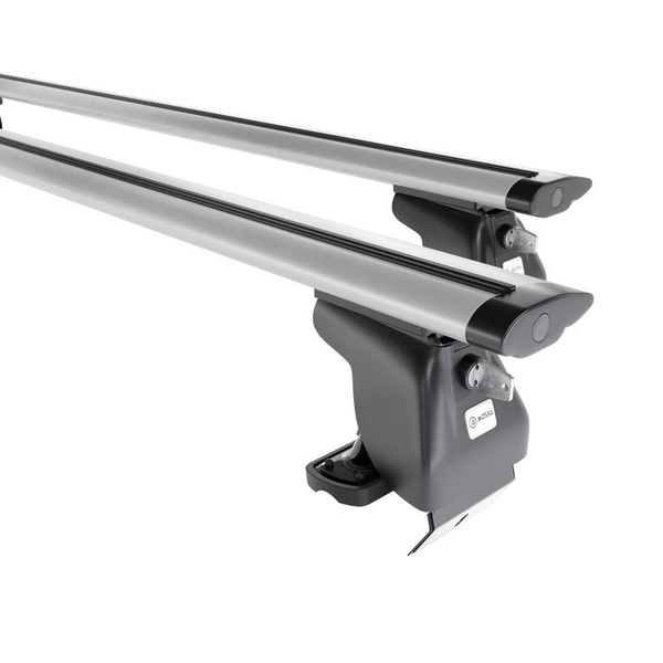 Barres de toit en aluminium adapté pour Citroen DS4 Crossback;Hayon (2016-2018) - Porte-Bagages de Voiture argent - toit normal