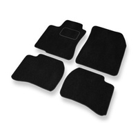 Tapis de Sol Velours adapté pour Mazda 323 V (1994-1998) - Premium tapis de voiture - noir