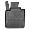 Tapis de sol en TPE adapté pour Volvo V60 II Break (07.2018-....) - également Cross Country - tapis de voiture - noir