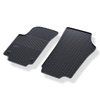 Tapis de sol en caoutchouc adapté pour Volkswagen up! Hayon (2011-2023) - tapis de voiture - noir - 2 pcs.
