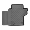 Tapis de sol en TPE adapté pour Land Rover Defender 90 (L663) SUV (01.2020-....) - tapis de voiture - noir