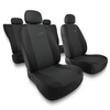 Housses de siège adaptées pour Alfa Romeo 156 I, II (1997-2007) - housse siege voiture universelles - couverture siege - X.R-G1
