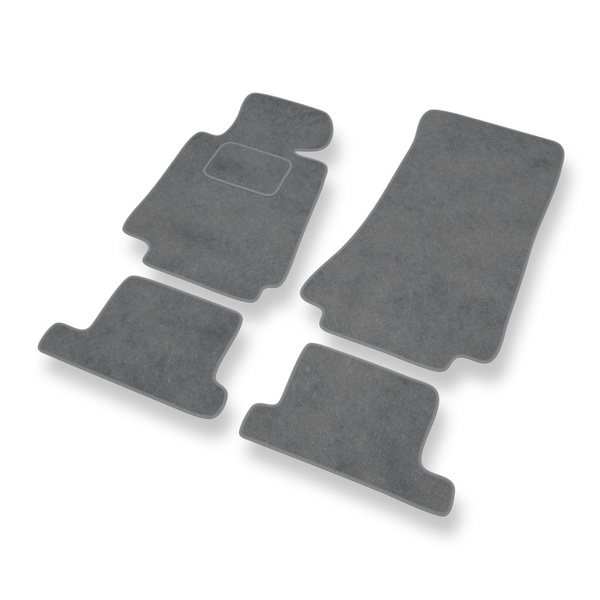 Tapis de Sol Velours adapté pour BMW 8 I E31 Coupé (1989-1999) - Premium tapis de voiture - gris