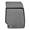 Tapis de sol en TPE adapté pour Peugeot 2008 II SUV (01.2020-....) - pas pour la version électrique et hybride - tapis de voiture - noir