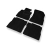 Tapis de Sol Velours adapté pour Nissan Note E12 (2013-2016) - Premium tapis de voiture - noir