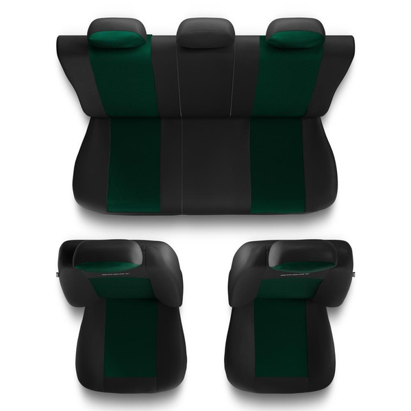 Housses de siège adaptées pour Lancia Phedra (2002-2010) - housse siege voiture universelles - couverture siege - S-GR