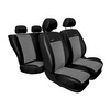 Housses de siège sur mesure adaptées pour Ford Mondeo III Hayon, Break, Berline (2000-2007) - housse siege voiture - couverture siege - gris