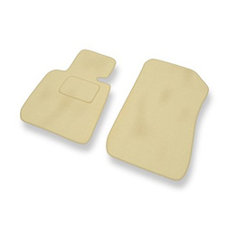 Tapis de Sol Velours adapté pour BMW 3 M3 IV E93 Cabriolet (2007-2013) - Premium tapis de voiture - beige