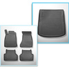 Kit tapis de coffre et tapis de voiture TPE PREMIUM pour: Audi A5 F5 Coupé (10.2016-2024)