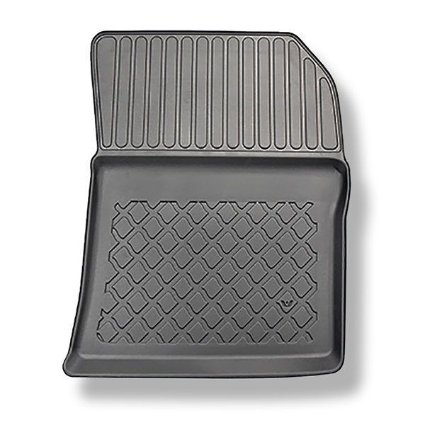 Kit tapis de coffre et tapis de voiture TPE pour: Dacia Lodgy Van (07.2012-10.2022) - 7 places; 3me rangée abaissée