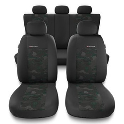 Housses de siège adaptées pour Audi A6 C4, C5, C6, C7, C8 (1994-....) - housse siege voiture universelles - couverture siege - UNE-GR