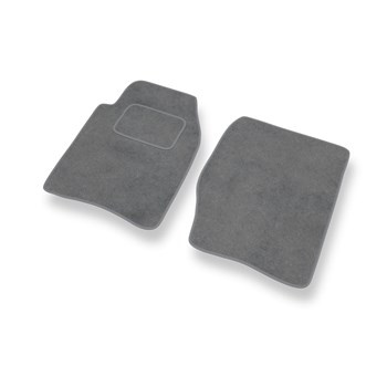 Tapis de Sol Velours adapté pour Land Rover Discovery II (1998-2004) - Premium tapis de voiture - gris