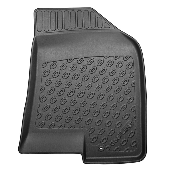 Tapis de sol en TPE adapté pour Kia Sportage III SUV (12.2015-10.2022) - tapis de voiture - noir