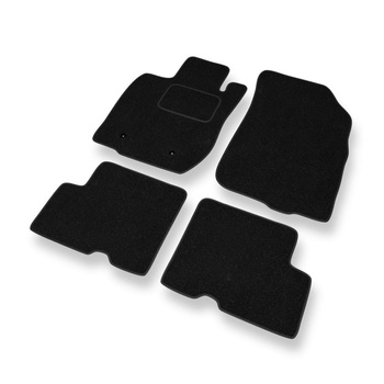 Tapis de Sol Feutres adapté pour Dacia Duster I (2010-2017) - tapis de voiture - noir