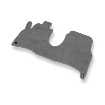 Tapis de Sol Velours adapté pour Lancia Phedra (2002-2010) - Premium tapis de voiture - gris