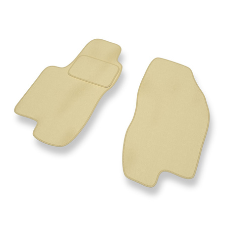 Tapis de Sol Velours adapté pour Alfa Romeo 156 I (1997-2003) - Premium tapis de voiture - beige