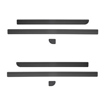 Plaques noires latérales de voiture pour Volkswagen Multivan T5 Van (2004-2015) 