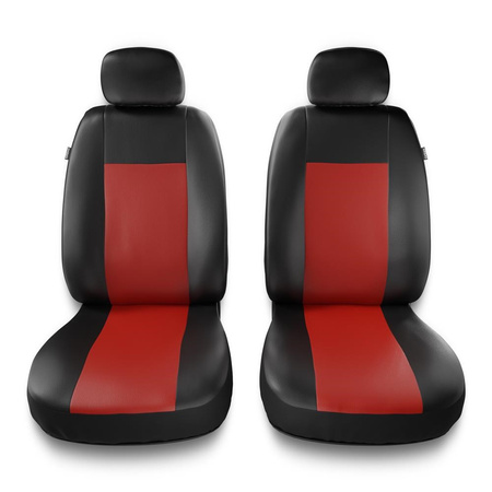 Housses de siège avant adaptées pour Dacia Sandero I, II (2008-2019) - housse siege voiture universelles - couverture siege conducteur - 2CM-RD