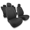 Housses de siège adaptées pour Alfa Romeo Stelvio (2017-2019) - housse siege voiture universelles - couverture siege - UNE-4