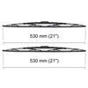 Balais d'essuie-glace de pare-brise adaptés pour Volkswagen Transporter T4 Van (1990-2003) - balais standard