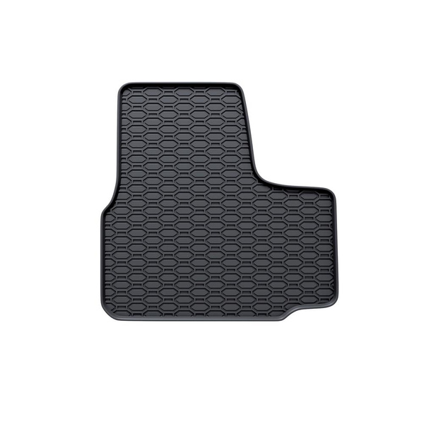 Tapis de sol en caoutchouc adapté pour Volkswagen up! Hayon (2011-2023) - tapis de voiture - noir - 4 pcs.