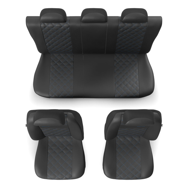Housses de siège adaptées pour Hyundai Matrix (2001-2010) - housse siege voiture universelles - couverture siege - PRF-BL