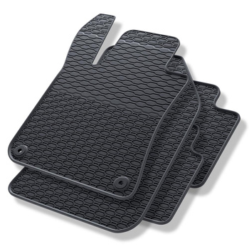 Tapis de sol en caoutchouc adapté pour Peugeot 308 II (2013-2021) - tapis de voiture - noir