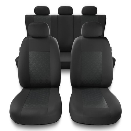 Housses de siège adaptées pour Fiat Bravo I, II (1995-2015) - housse siege voiture universelles - couverture siege - MD-6