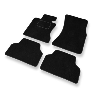 Tapis de Sol Velours adapté pour BMW 5 M5 IV E60 (2005-2010) - Premium tapis de voiture - noir