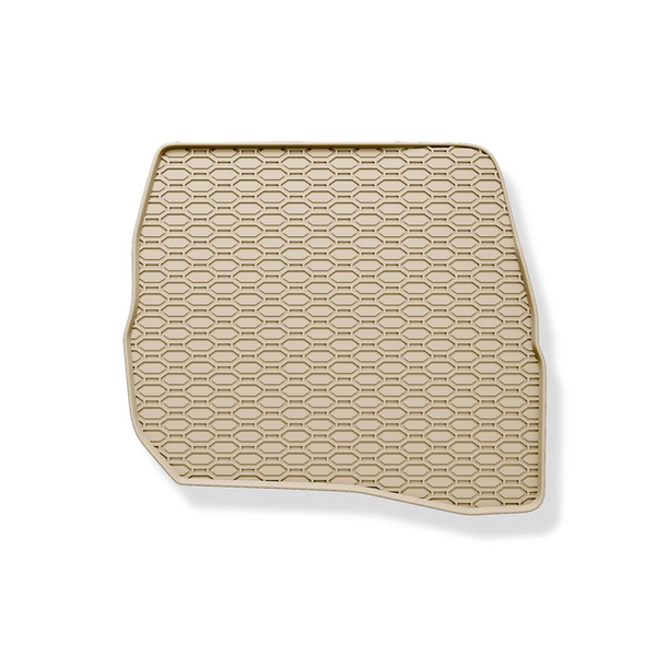 Tapis de sol en caoutchouc adapté pour Volkswagen Passat B5 (1996-2005) - tapis de voiture - beige