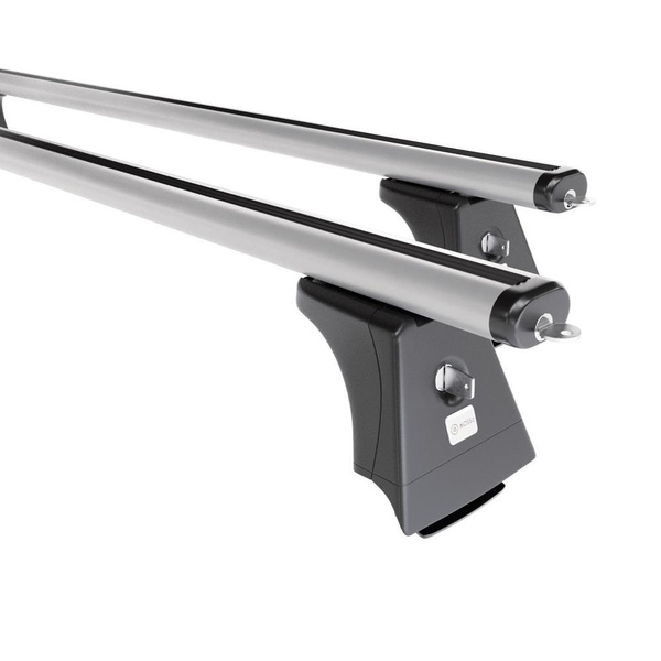 Barres de toit en aluminium adapté pour Toyota Avensis mk III Break (2009-2019) - Porte-Bagages de Voiture argent - points de montage - (suivant le modèle de voiture ils peuvent se situer à différents endroits)