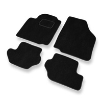 Tapis de Sol Velours adapté pour Ford Fiesta IV (1995-2002) - Premium tapis de voiture - noir