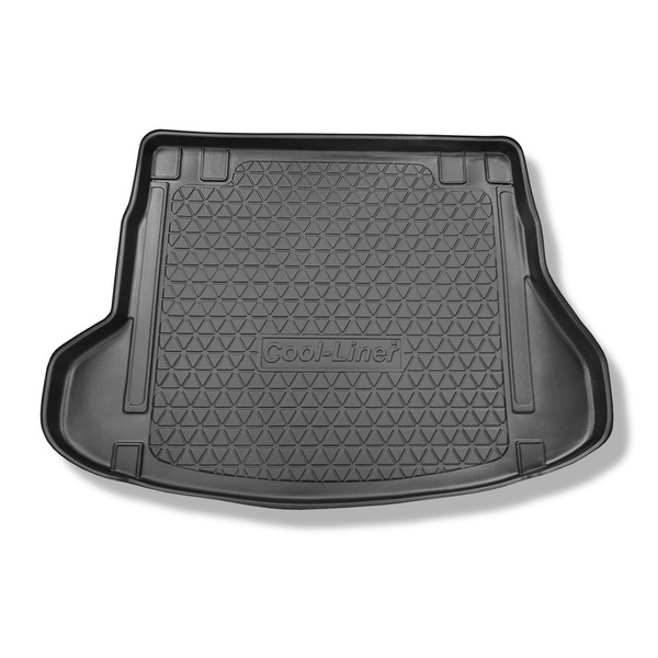 Tapis de coffre adapté pour Hyundai i30 II GD CW (07.2012-06.2017) - bac de coffre - protection de coffre voiture - aussi pour les modèles avec des rails de fixation