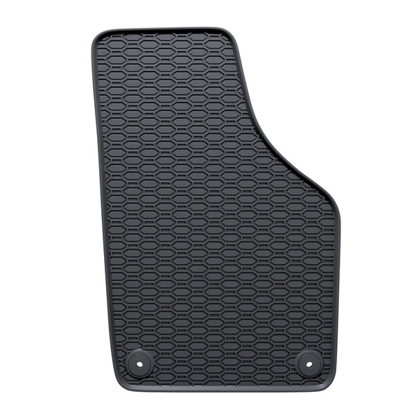 Tapis de sol en caoutchouc adapté pour Volkswagen Sharan II (2010-2022) - tapis de voiture - noir