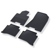 Tapis de sol en caoutchouc adapté pour Hyundai Tucson III (2015-2020) - tapis de voiture - noir