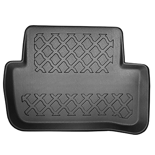 Tapis de sol en TPE adapté pour Mercedes-Benz Classe C W204 Berline (12.2015-10.2022) - tapis de voiture - noir