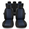Housses de siège adaptées pour Mazda Demio I, II (1996-2007) - housse siege voiture universelles - couverture siege - PF-BL