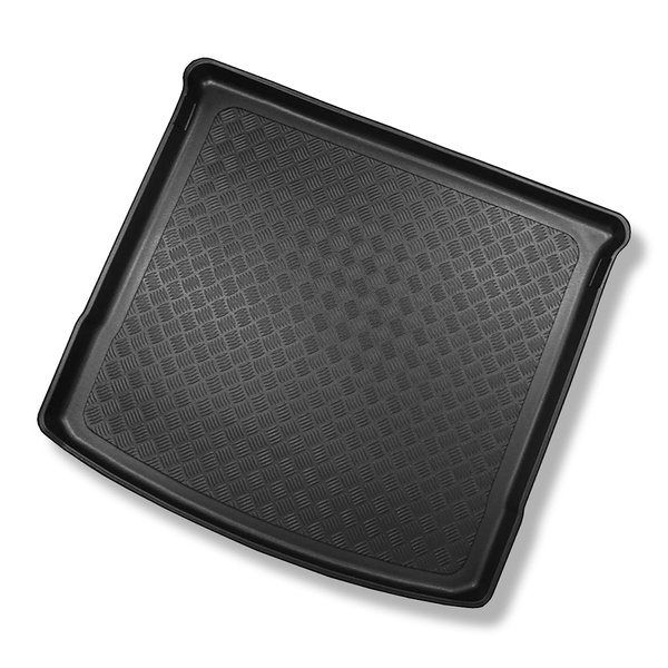 Tapis de coffre adapté pour Volkswagen Touran II 5T Monospace (09.2015-....) - bac de coffre - protection de coffre voiture - 5/7 places; 3e rangée abaissée