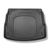 Tapis de coffre adapté pour Audi A8 D4 Berline (01.2010-09.2013) - bac de coffre - protection de coffre voiture - version standard et longue ; avec roue de secours à usage temporaire / kit de réparation; aussi pour la version Quattro