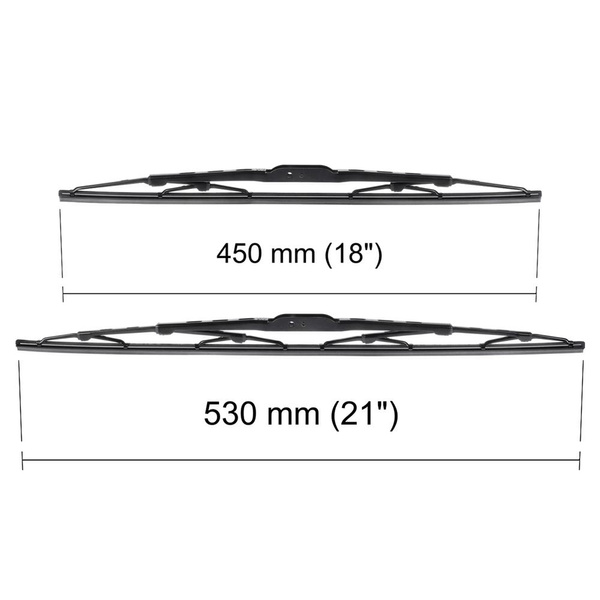 Balais d'essuie-glace de pare-brise adaptés pour Suzuki Swift III, IV, V Hayon (03.1996-2017) - balais standard