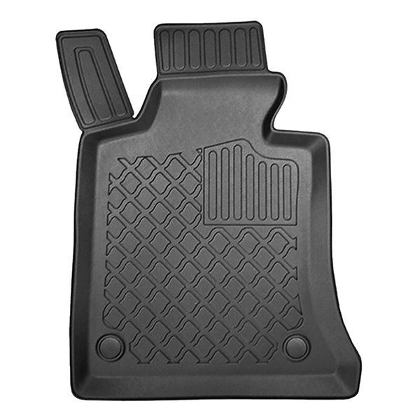Tapis de sol en TPE adapté pour Mercedes-Benz GLK X204 SUV (12.2015-10.2022) - tapis de voiture - noir