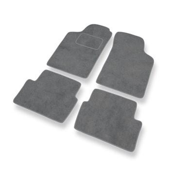 Tapis de Sol Velours adapté pour Renault Laguna I (1993-2000) - Premium tapis de voiture - gris