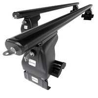 Barres de toit en aluminium adapté pour Hyundai Elantra mk V Berline (2011-2015) - Porte-Bagages de Voiture noir - toit normal