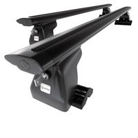 Barres de toit en aluminium adapté pour Dodge Grand Caravan Van (2001-2005) - Porte-Bagages de Voiture noir - profil T