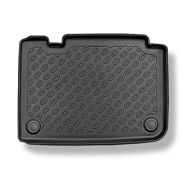 Tapis de sol en TPE adapté pour Tesla Model S Liftback (04.2015-12.2020) - 4 roues motrices - tapis de voiture - noir