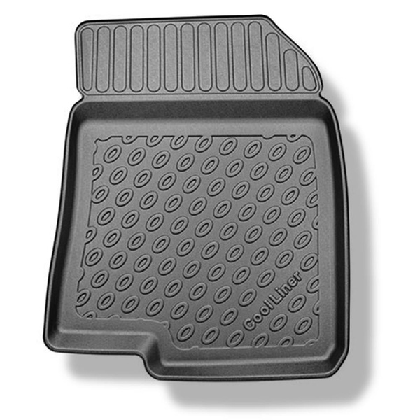 Kit tapis de coffre et tapis de voiture TPE pour: Dacia Sandero III DJF Hayon (01.2021-....) - coffre supérieur;plancher amovible au plus haut niveau